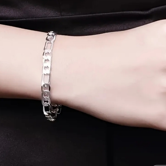 NEW 925 SS UNISEX Bracelet - Picture 2 of 4